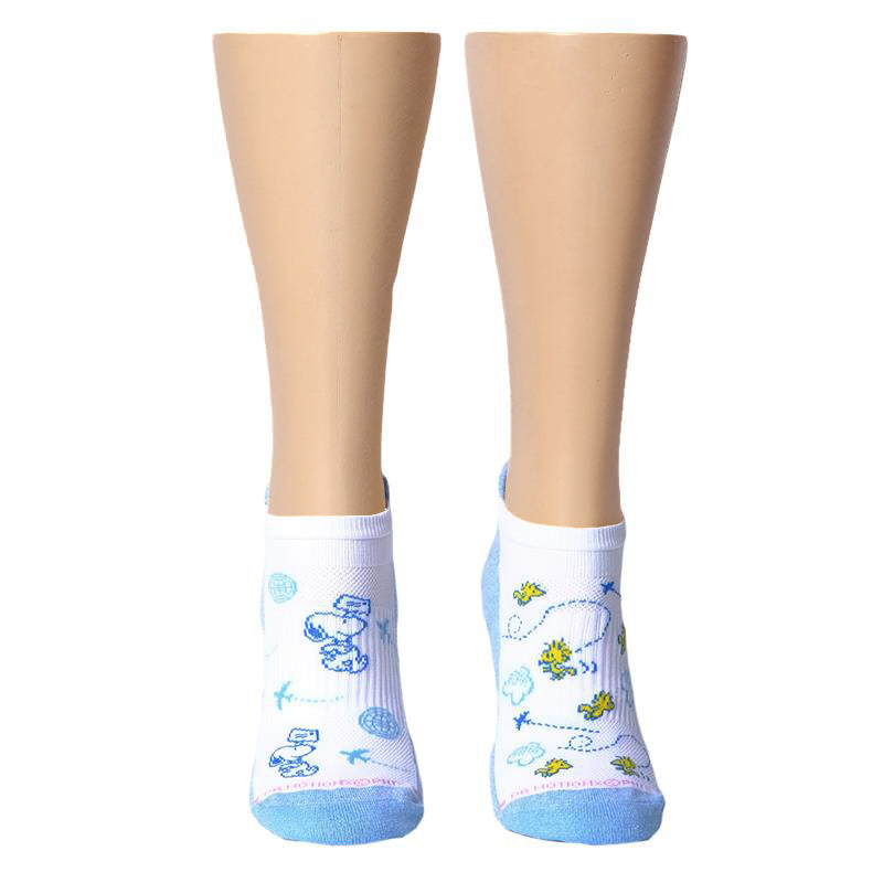 Globetrotter Snoopy | Ankle Compression Socks For Women