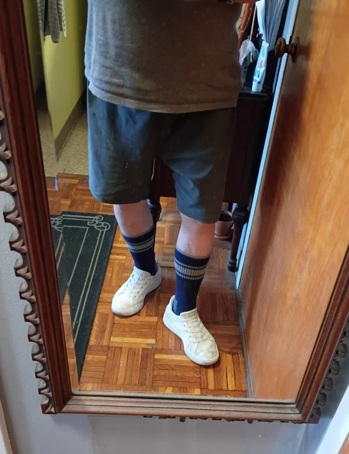 Snoopy Campfire quarter socks outdoors