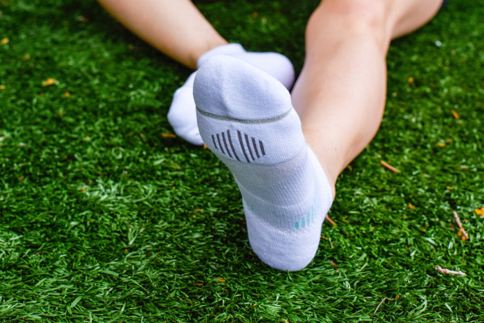 Performance compression ankle socks lifestyle