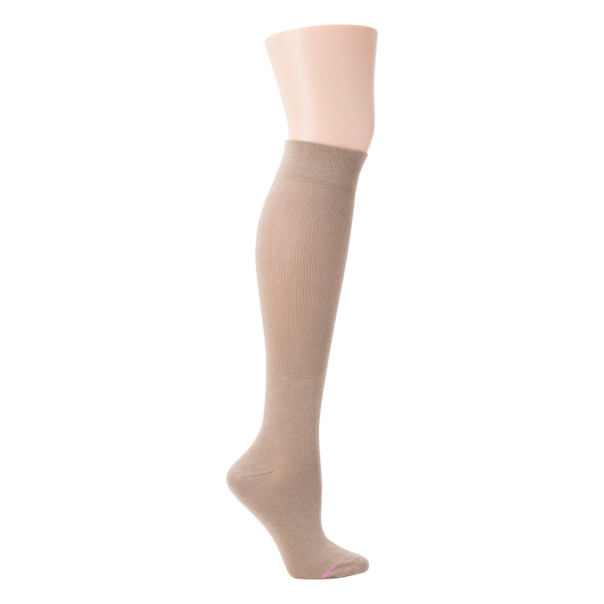 Solid Cotton Blend | Knee-High Compression Socks For Women
