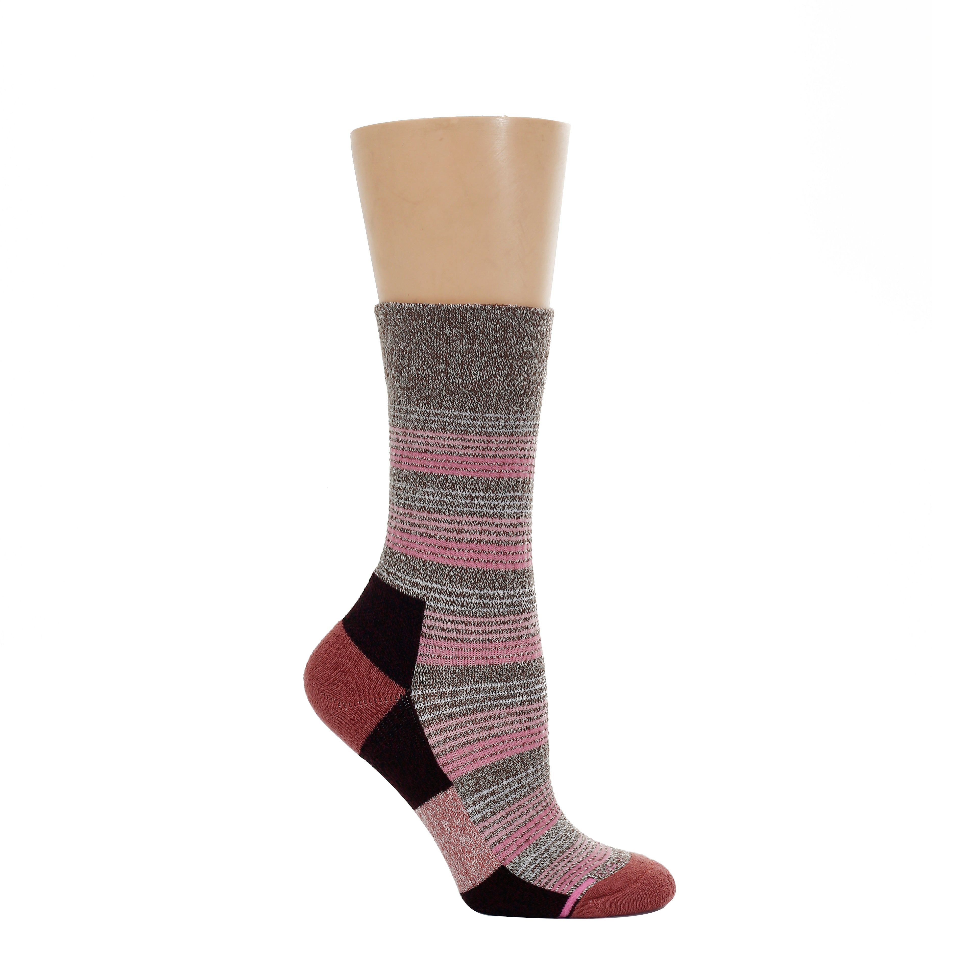 Waterfall Stripe | Compression Outdoor Medium Weight Crew For Women