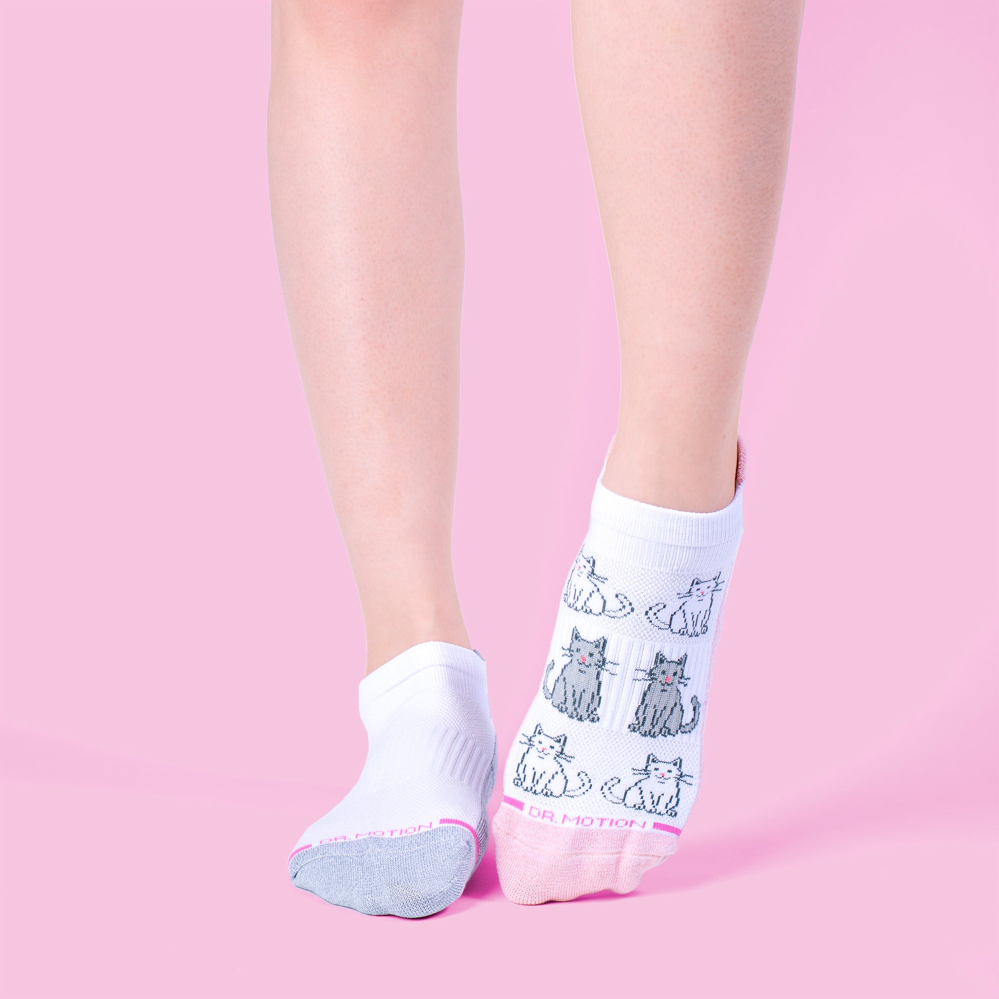 Ankle Compression Socks For Women Dr. Motion Kitties