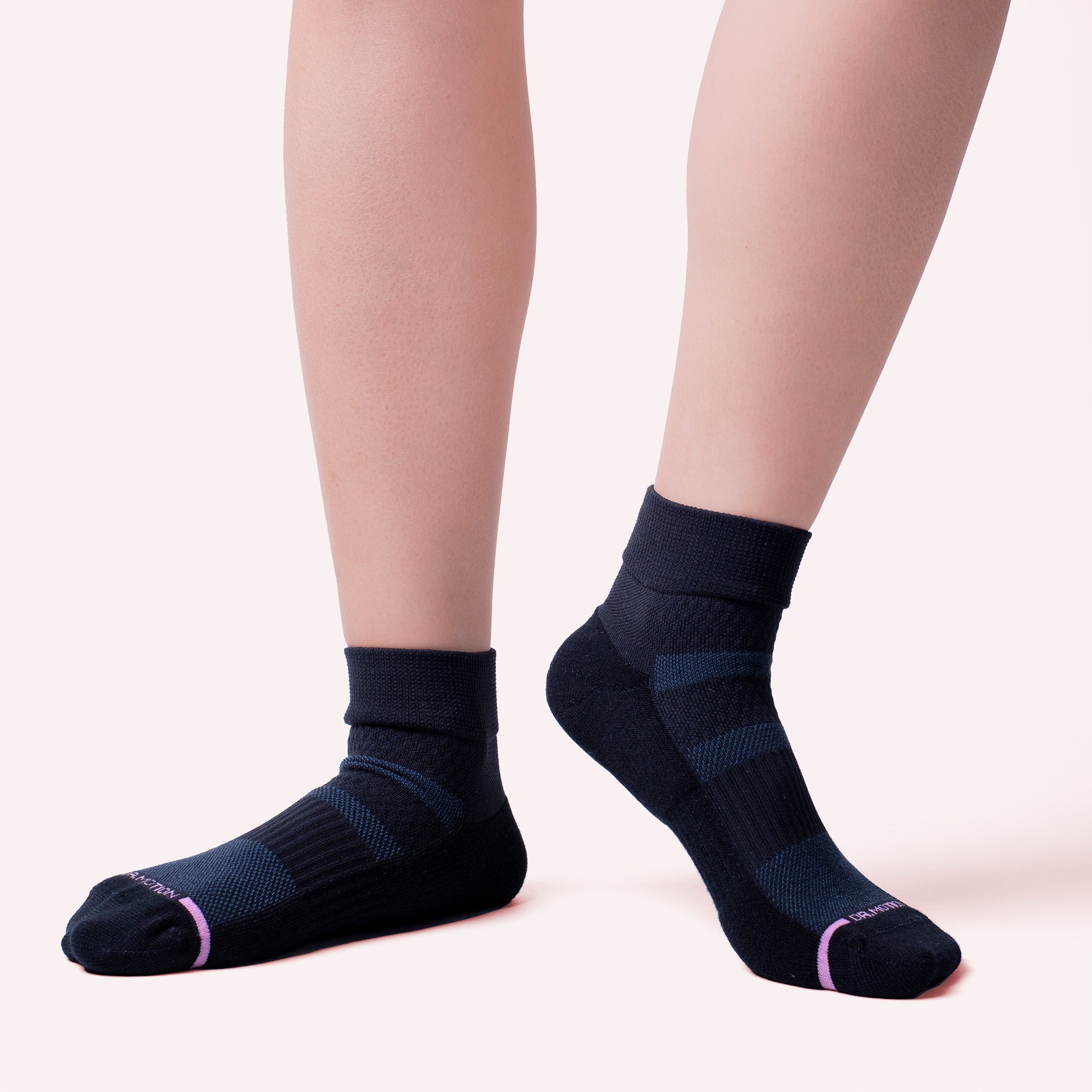 Solid Half-Cushion | Quarter Compression Socks For Women