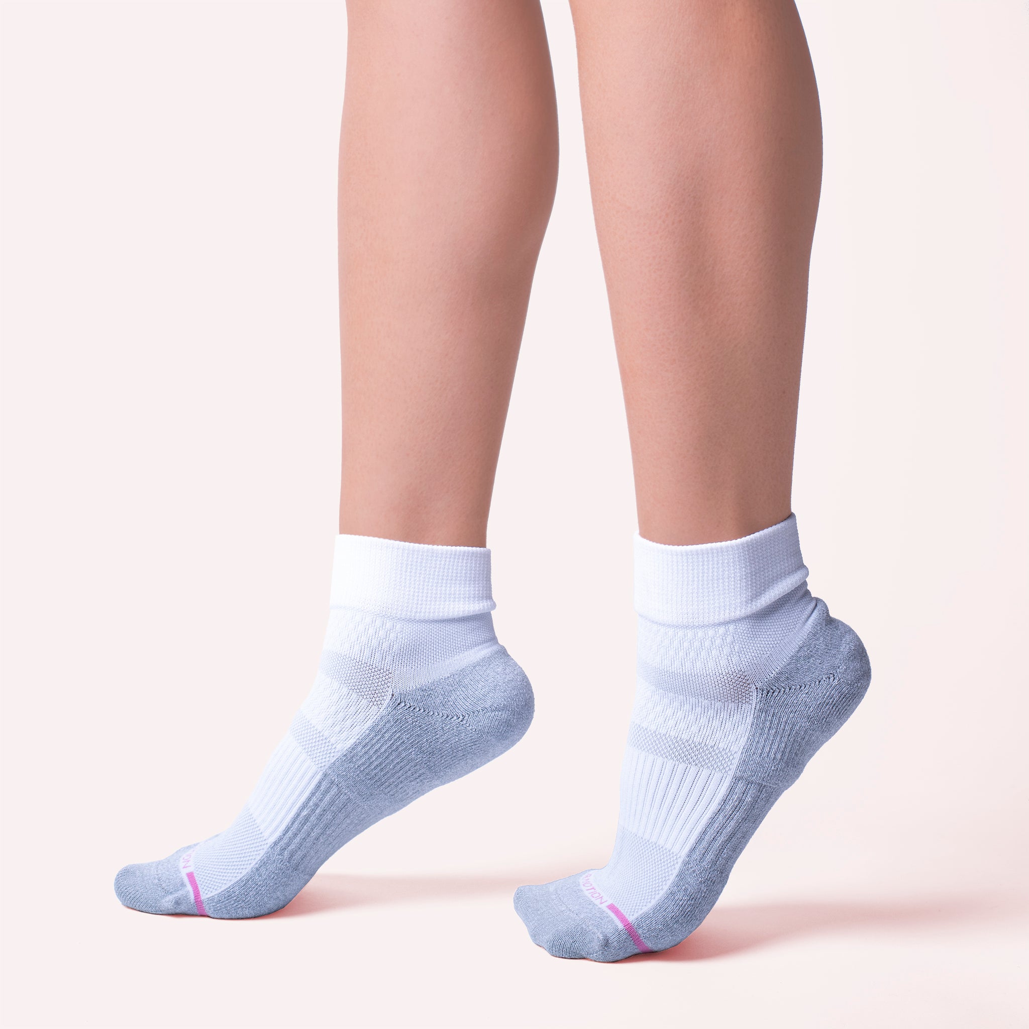 Solid Half-Cushion | Quarter Compression Socks For Women