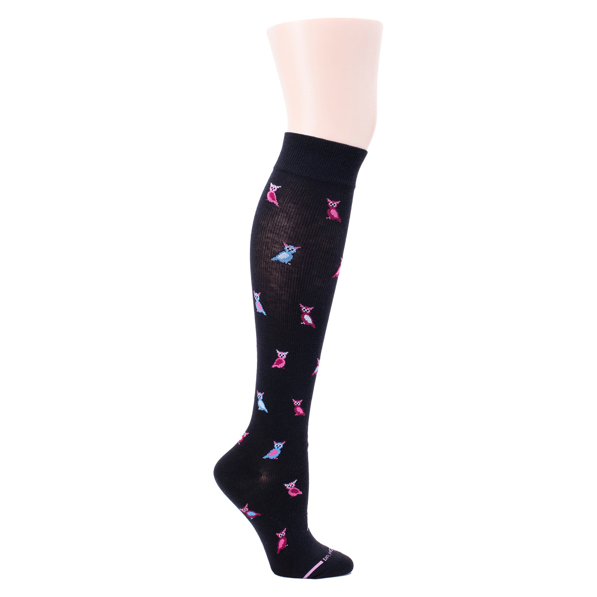 Owls All Over | Knee-High Compression Socks For Women