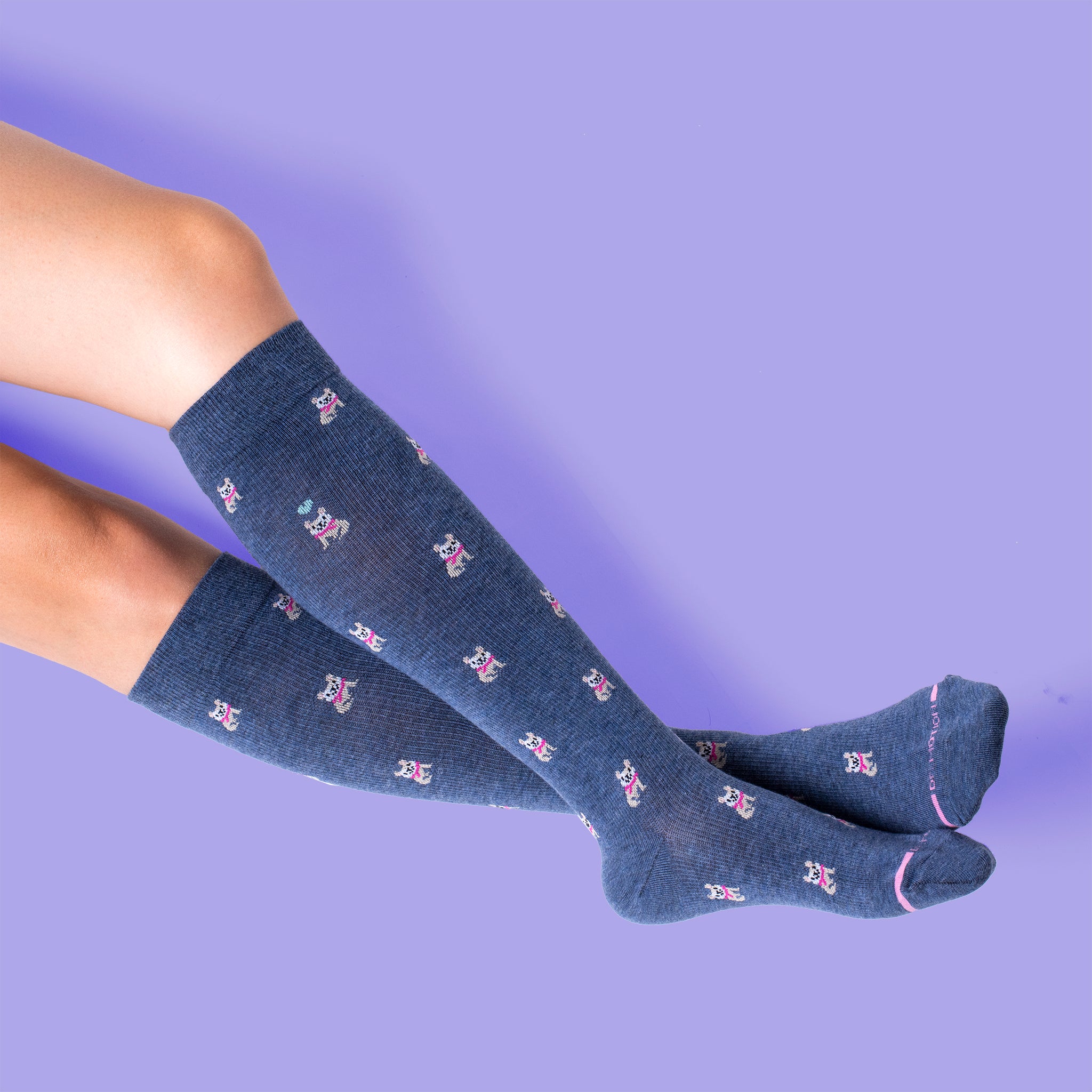 French Bulldog | Knee-High Compression Socks For Women
