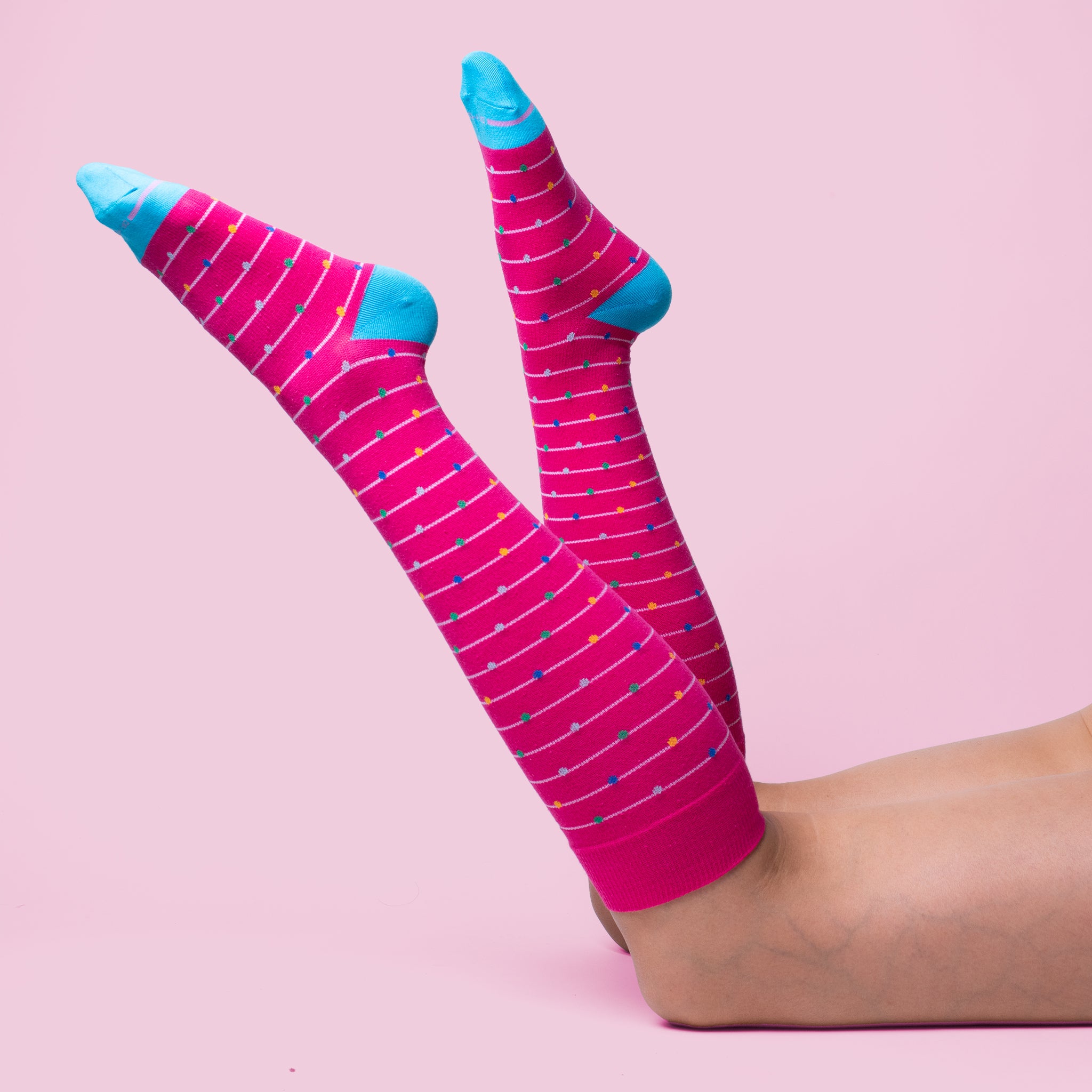 Funfetti | Knee-High Compression Socks For Women