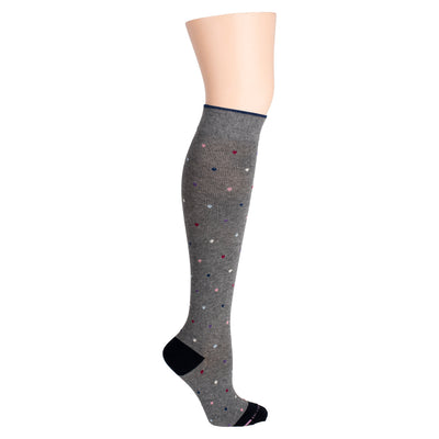 Knee-High Compression Socks For Women | Dr. Motion | Mini Hearts