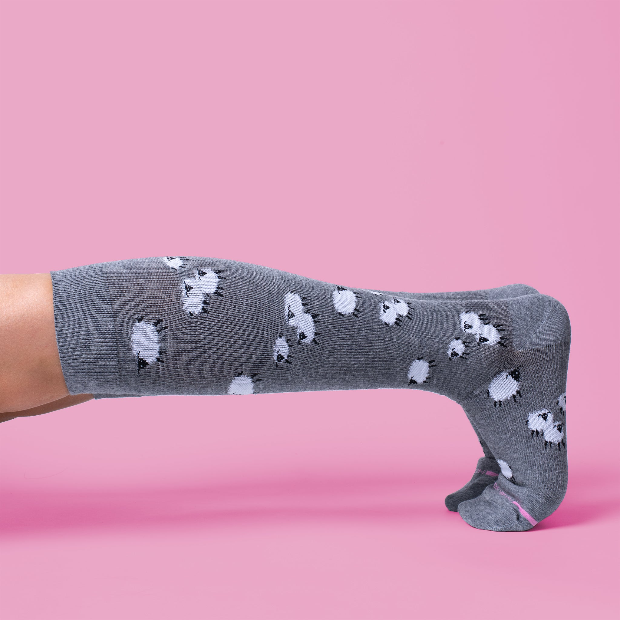 Sheep Farm | Knee-High Compression Socks For Women