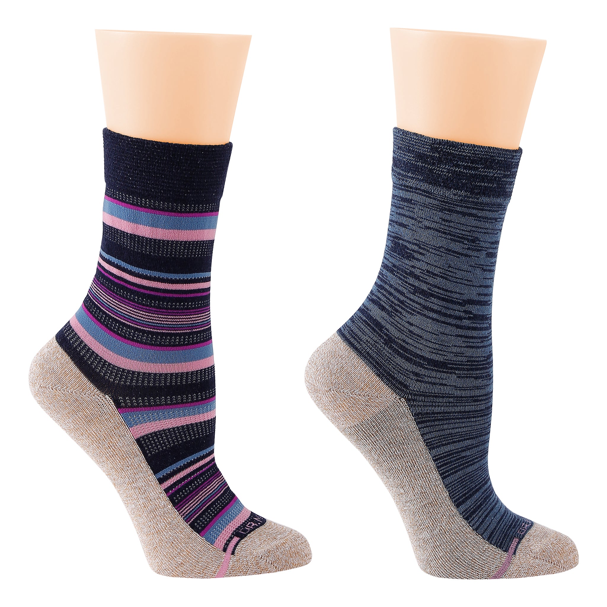 Multi Stripe | Comfort Top Socks For Women