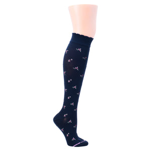 Knee-High Compression Socks For Women | Dr. Motion | Liberty Flower