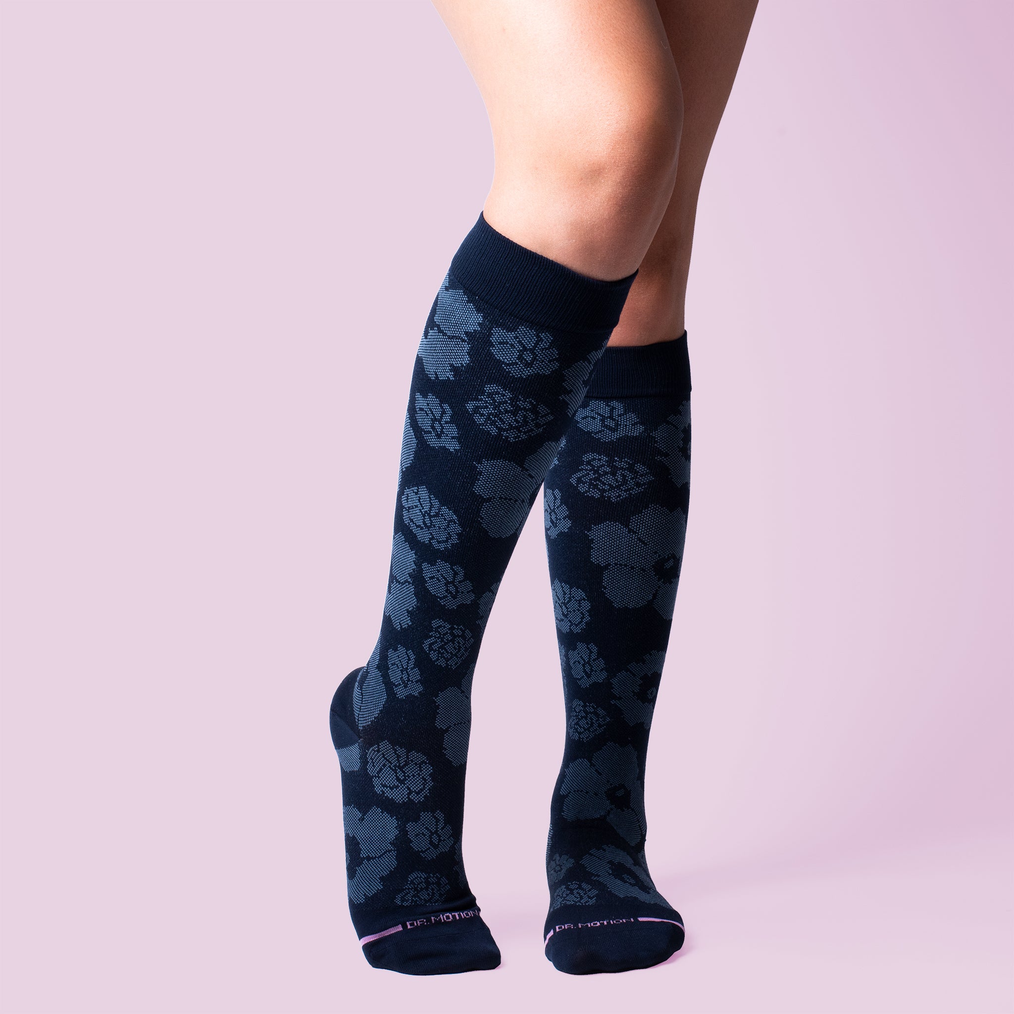 Merimekko Flower | Knee-High Compression Socks For Women
