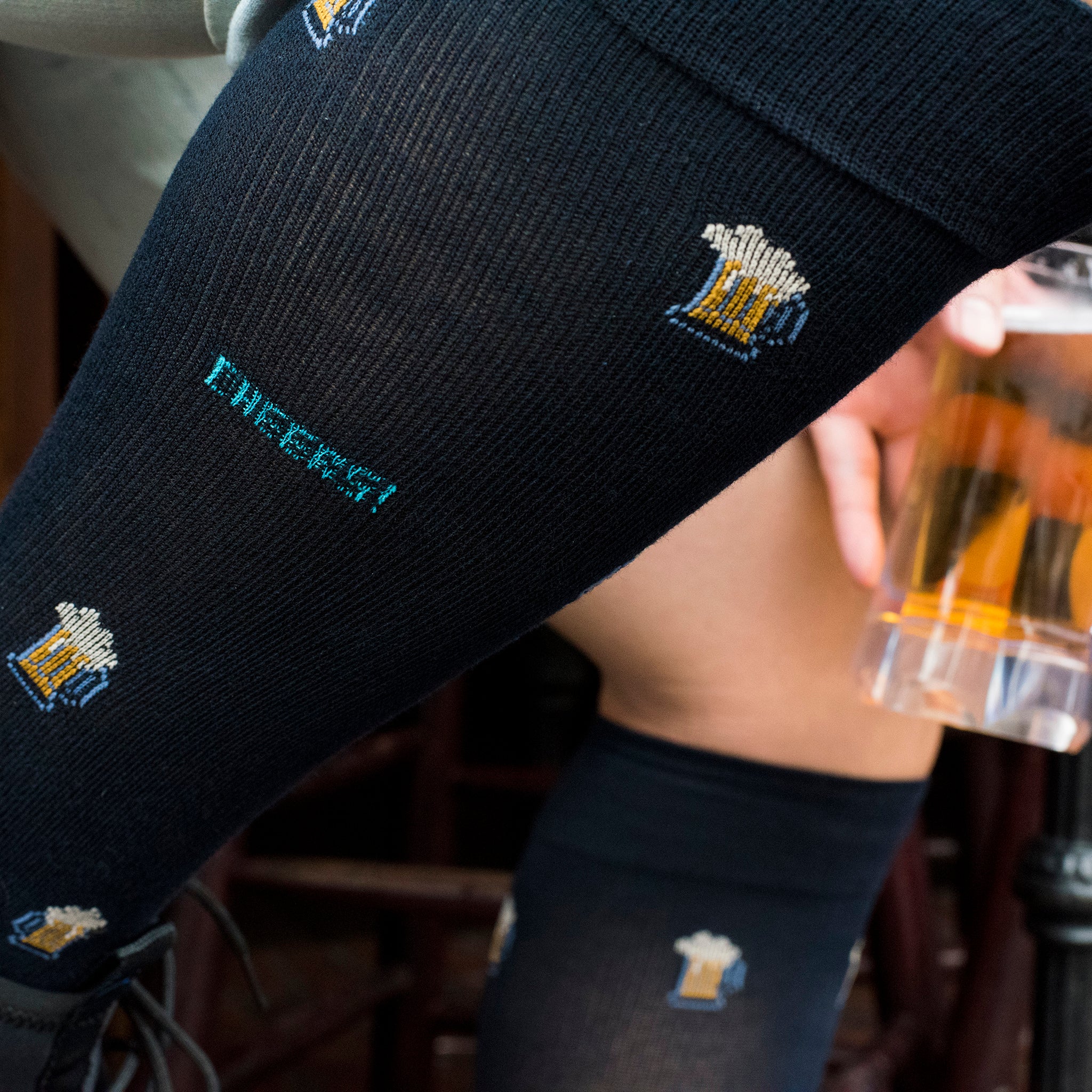 Beer | Knee-High Compression Socks For Men