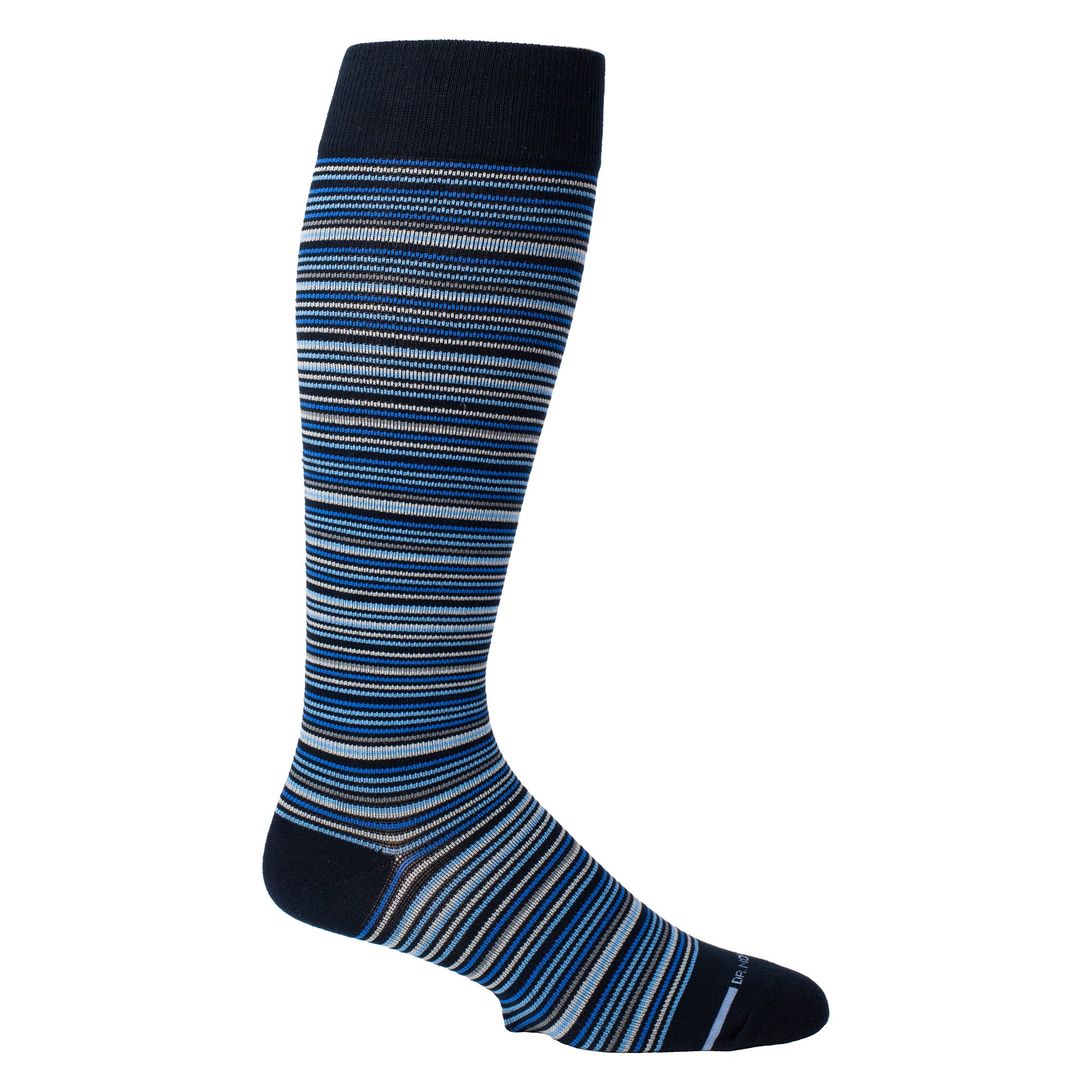 Multi Thin Stripe | Knee-High Compression Socks For Men