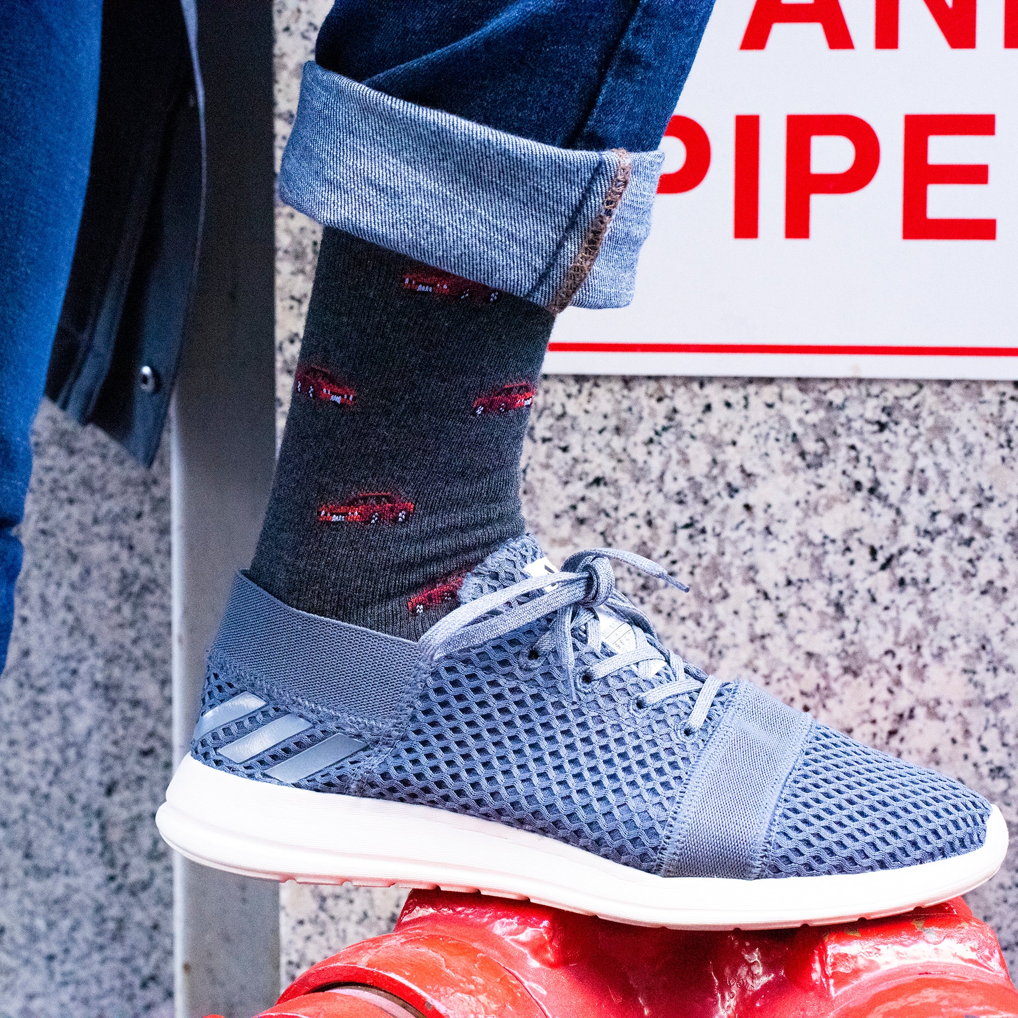 Sports Car | Knee-High Compression Socks For Men