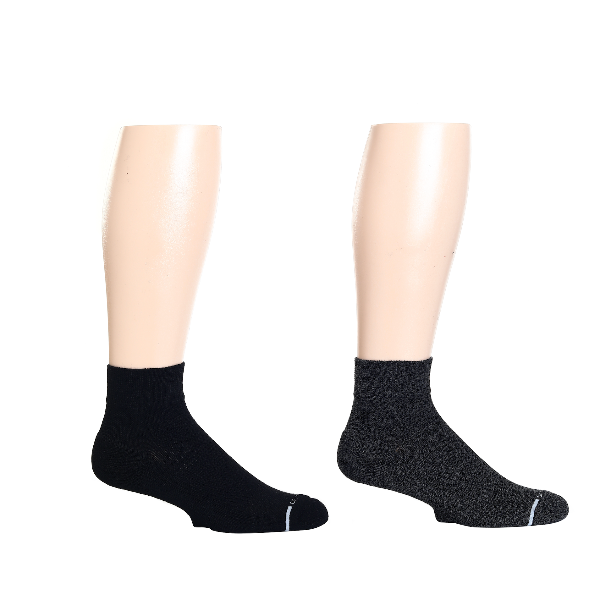 Dr. Motion Men's No-Show Compression 2-Pair Socks Set