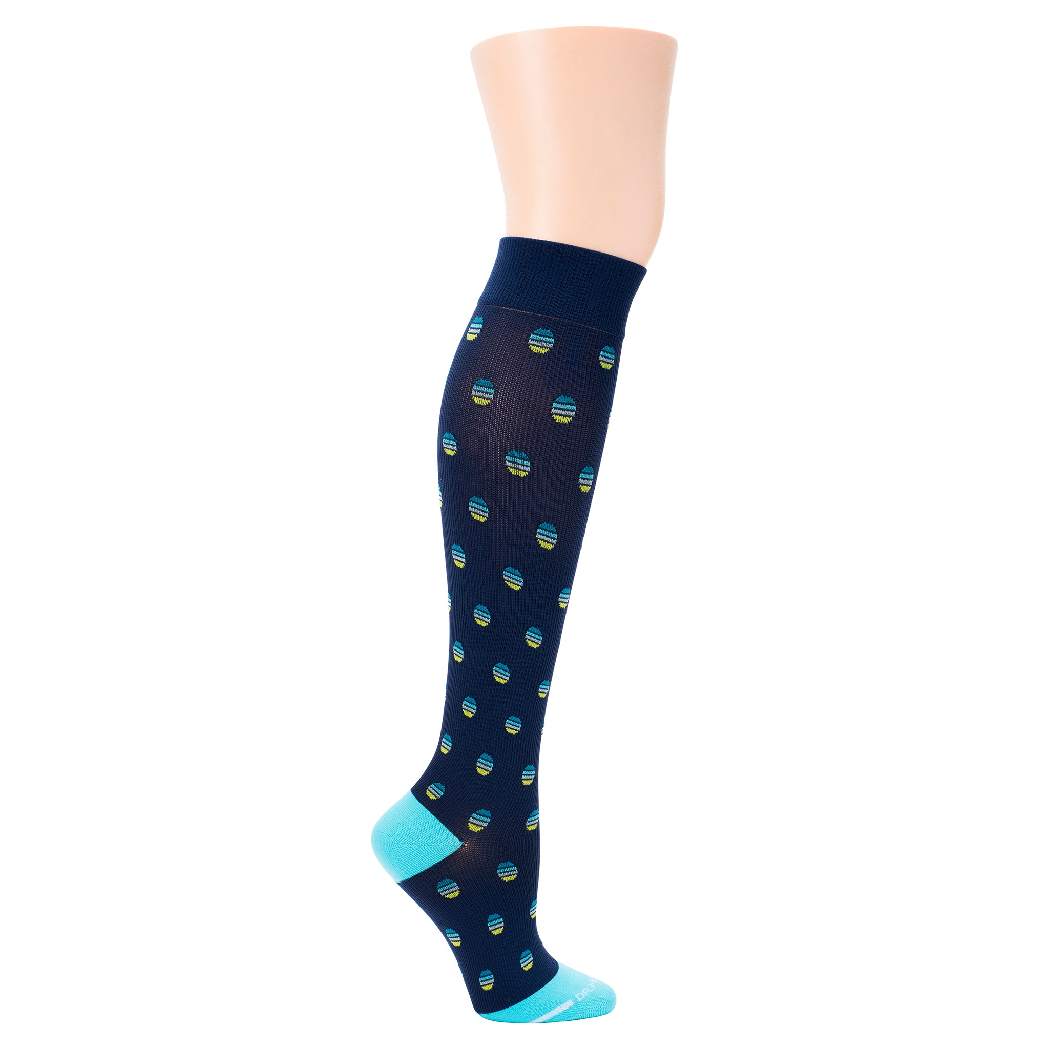 Striped Dots | Athleisure Compression Socks For Men & Women